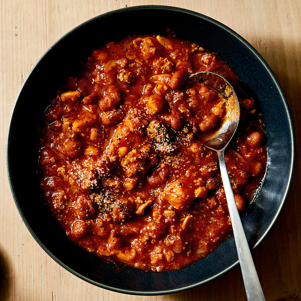 Turkey and White Yam Chili  Family Circle