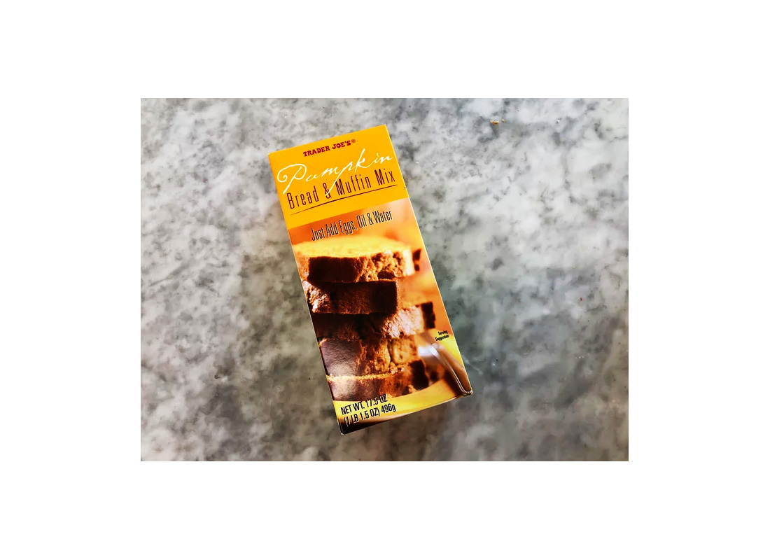 trader joe's pumpkin bread and muffin mix