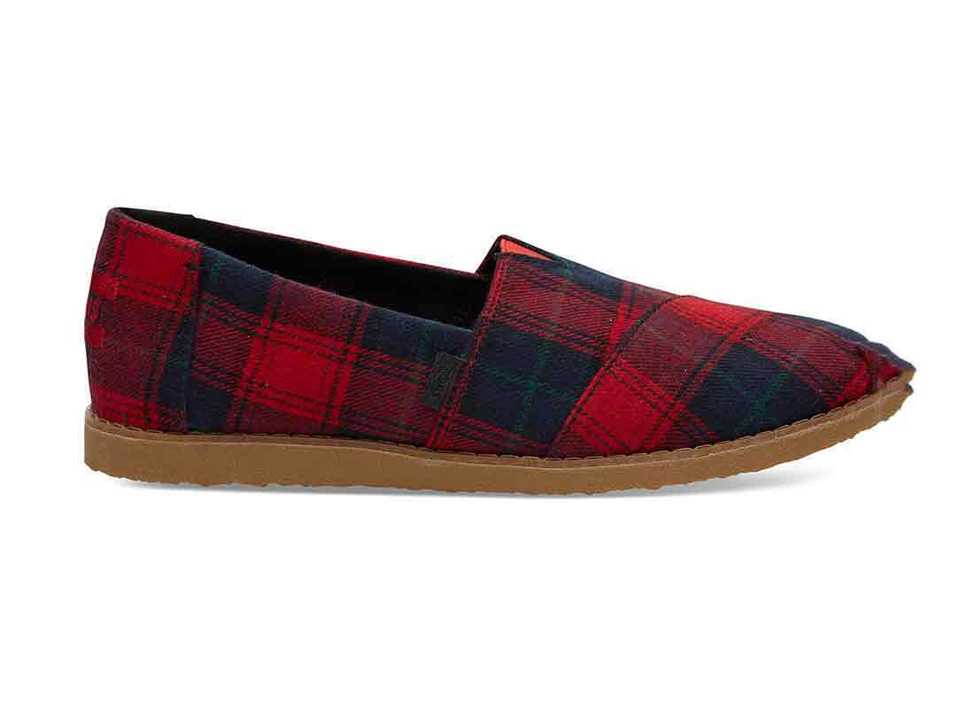 Tom’s Red Tartan Plaid Women's Classics
