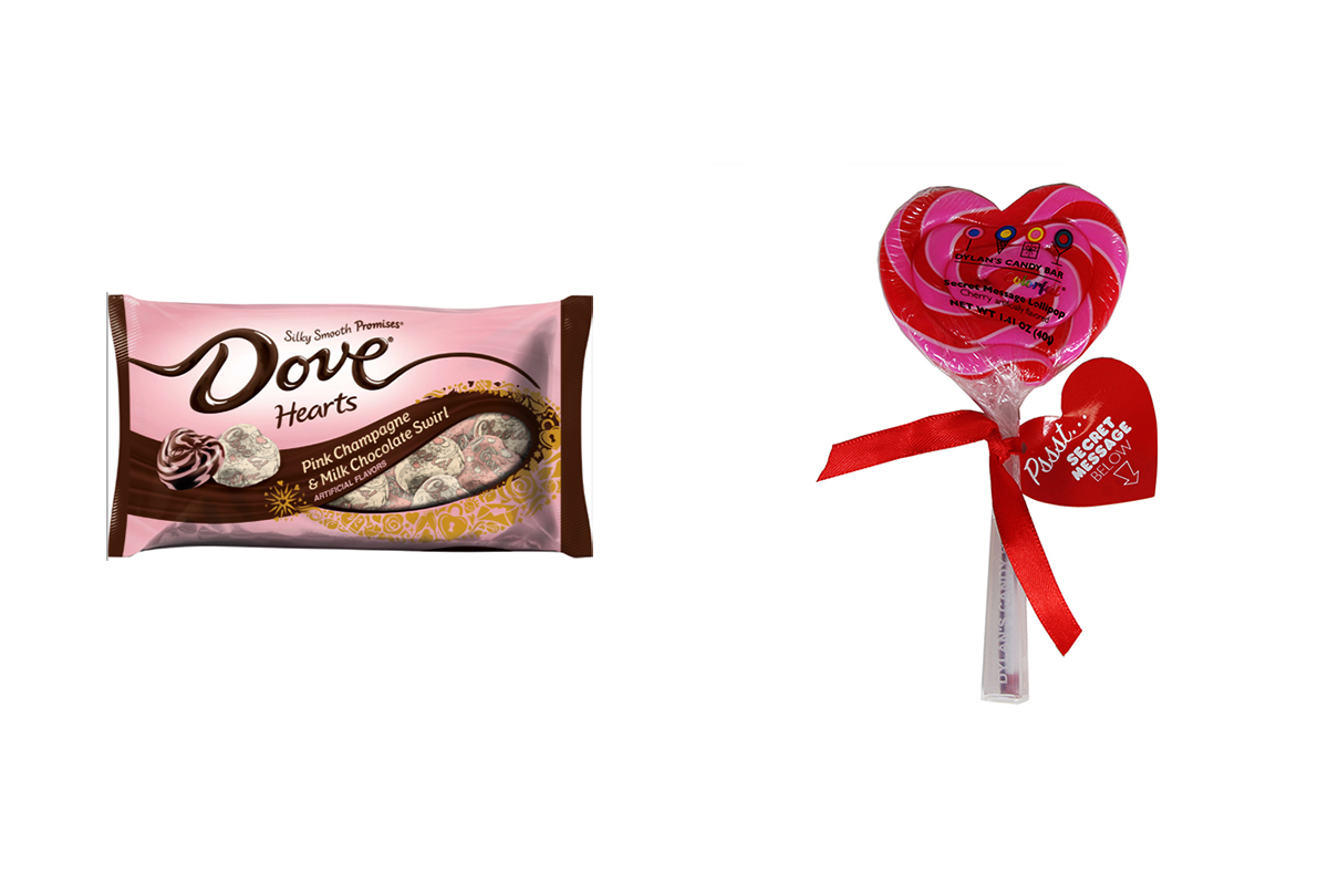 Dove Hearts and Dylan's Lollipops