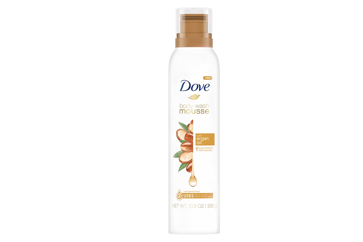 Dove Aragan oil shower caddy