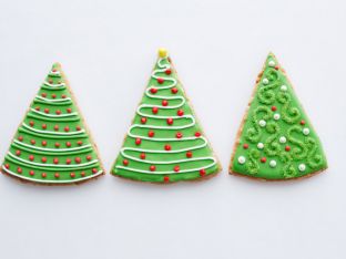 How to Make Oatmeal-Spice Cookie Trees