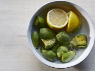 How to Prep Baby Artichokes