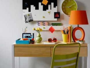 Colorful Homework Station