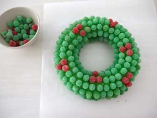 How To Make A Gumdrop Wreath
