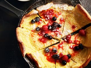 dutch baby in cast iron skillet