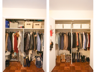 Dori's Coat Closet Before and After