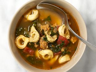 Sausage and Tortellini Soup