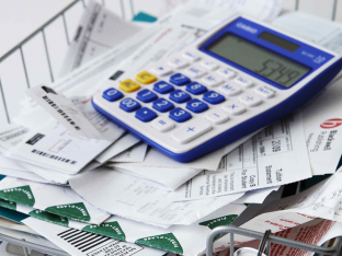Tax documents and calculator