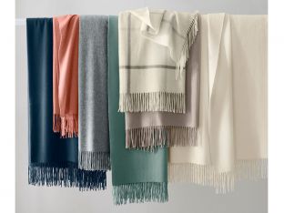 Garnet Hill Wool Cashmere Throw