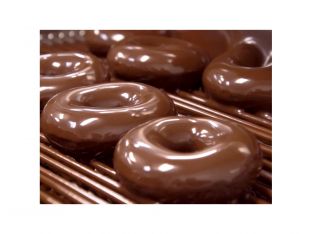 Krispy Kreme chocolate glazed doughnut