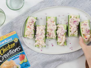 Cucumber boats with StarKist