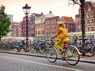 biking