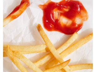 ketchup and fries