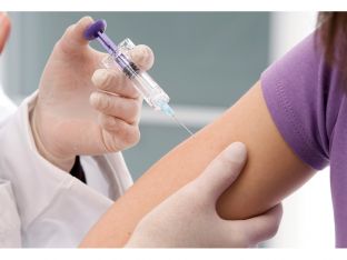 person getting vaccinated