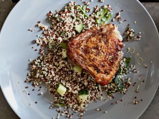 five-spice chicken and quinoa salad