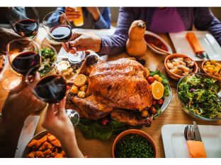 cheers to thanksgiving dinner