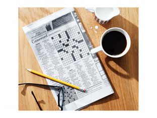 brain boost via crossword puzzle