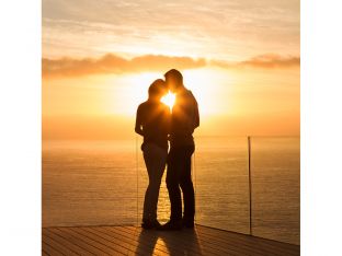 couple at sunset