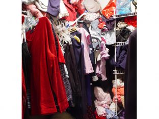 messy cluttered closet