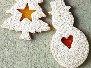 Cherry & Apricot Linzers