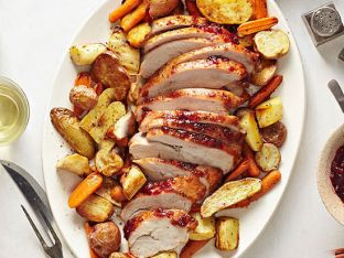 Cranberry-Glazed Turkey Breast