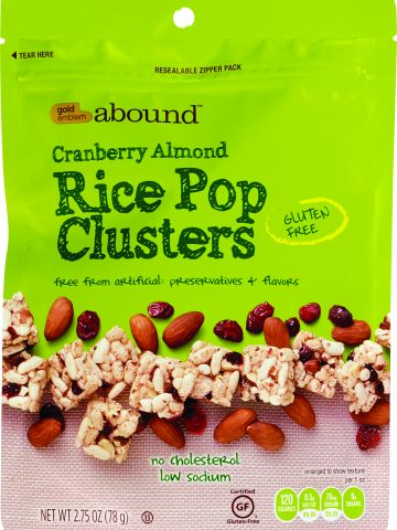 Gold Emblem Abound Cranberry Almond Rice Pop Clusters
