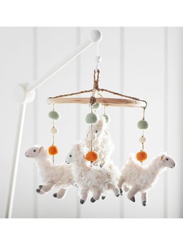 Justina Blakeney Felted Llama Mobile