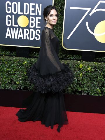 Angelina Jolie Golden Globes 2018