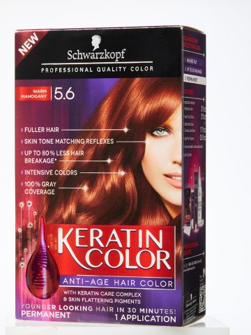 Hair Dye Box Keratin Color