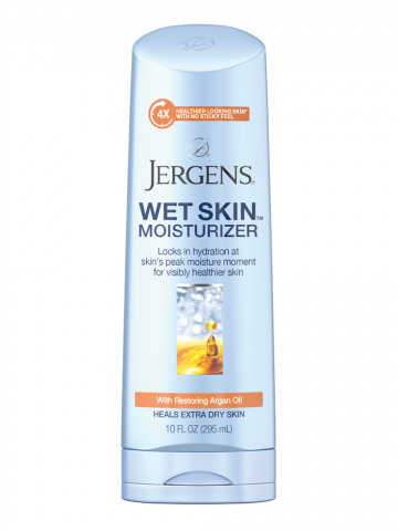 Jergens Wet Skin Moisturizer with Restoring Argan Oil