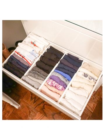 Dori's Master Closet AFTER drawers