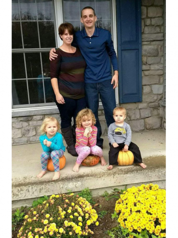 Debby Michael with kids and husband