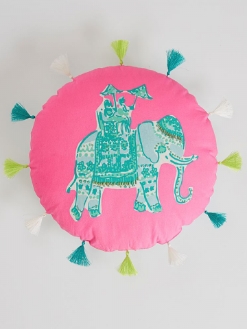 Elephant Bazaar Pillow