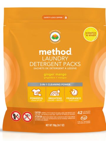 method laundry detergent packs