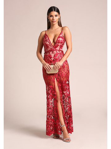 Love Culture red lace prom dress