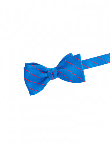 Vineyard Vines silk blue fishing line stripe bow tie