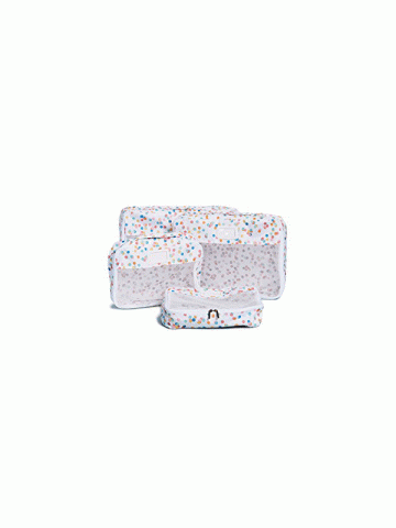 calpak x oh joy! polka dot packing cubes