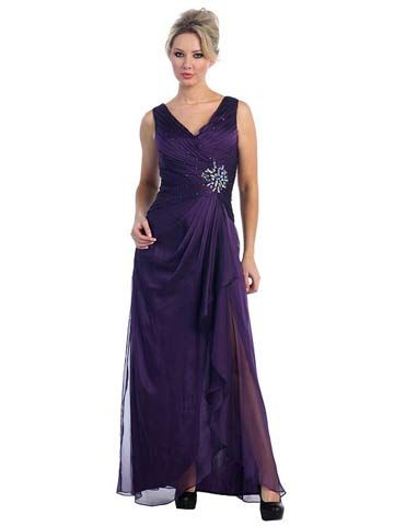 UniqueVintage_PurplePleatedTankStyleGownwithBeadedStarburst.jpg