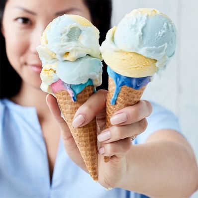 Dipped Unicorn Cones