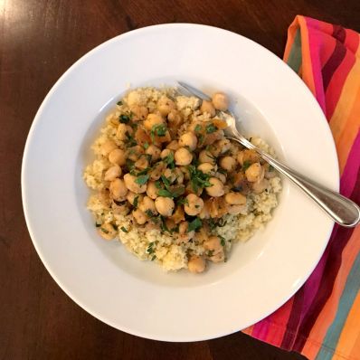 moroccan chickpeas with apricots
