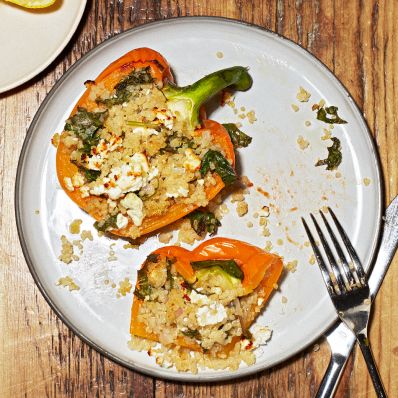 bell peppers stuffed with quinoa