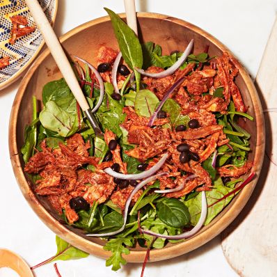 bowl of slow-cooker pulled pork