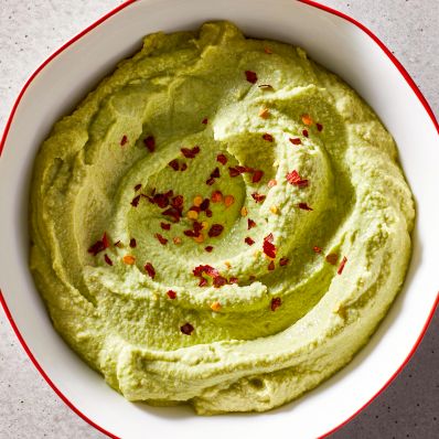 edamame dip in bowl
