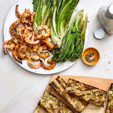 caesar with grilled shrimp
