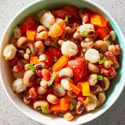 southern caviar dip with hominy