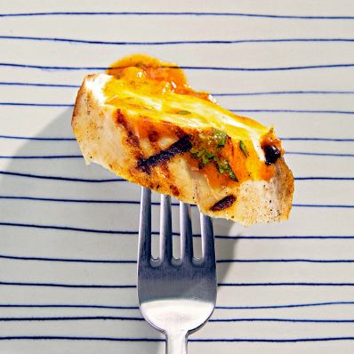 chicken with red curry butter