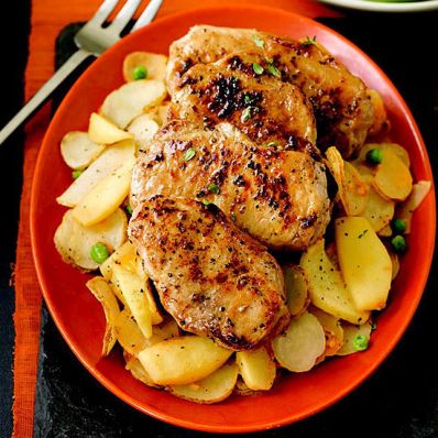Pork, Apple & Potato Saute