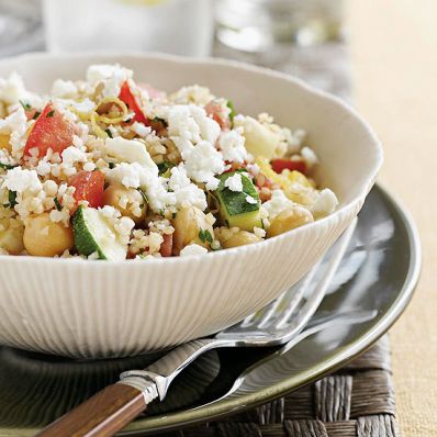 Mediterranean Bulgur with Chickpeas