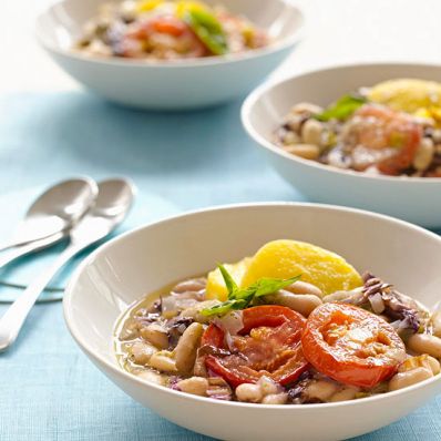 Cheesy Vegetable Polenta